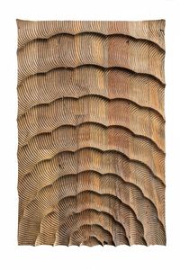 Nuevo mango madera Chevron pared arte decorativo panel hecho a mano rústico madera pared escultura elegante moderno hogar Decoración pared arte - Product Image 2