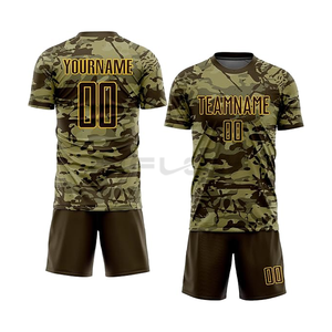 Camiseta de fútbol de tela de poliéster 100%, transpirable, de secado rápido, con estampado de logotipo de sublimación personalizado, kit de fútbol americano, superventas - Product Image 3