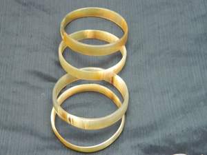 STRIKING Natural Buffalo Horn <b>Cuffs</b> , Bangles and <b>Bracelets</b> Made From Real Buffalo Horn, Available in an Assortment of - Product Image 4