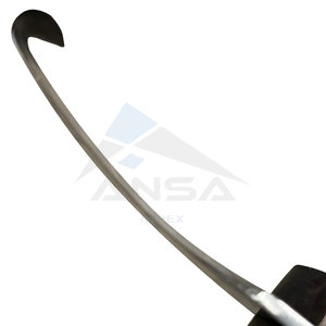 Cuchillo de pezuña de doble filo de acero inoxidable japonés de primera calidad, mango de Madera Suave, herramienta de herrador afilada, pezuña de caballo para diestros - Product Image 6