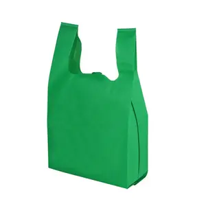 Dayanıklı PP olmayan dokuma alışveriş çantası yelek kolu özel özellikler ve tasarım yüksek kalite toptan iyi fiyat