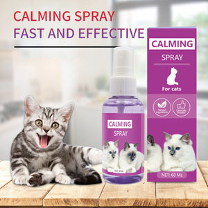 Grosir OEM 60ml semprotan menenangkan kucing 2025 kualitas tinggi Formula feromon Formula penghilang stres adaptasi efektif kucing - Product Image 2