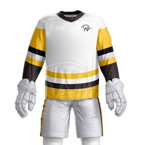 Uniforme de hockey sur glace fabriqué en polyester de marque de distributeur uniforme de hockey sur glace léger le plus vendu - Product Image 5
