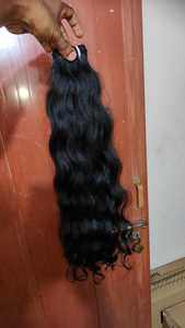 Cheveux vierges indiens Remy de qualité supérieure, alignés sur la cuticule, 12A, tissage à double trame de qualité supérieure, tissage à la machine - Product Image 5