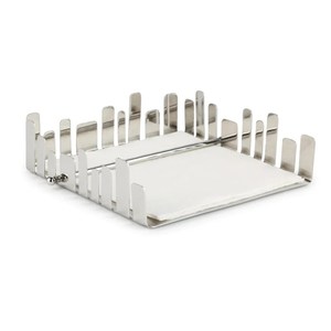 Servilletero urbano de acero inoxidable, diseño de barricadas de trabajo, hermosos accesorios de mesa de comedor de madera acrílica para - Product Image 1