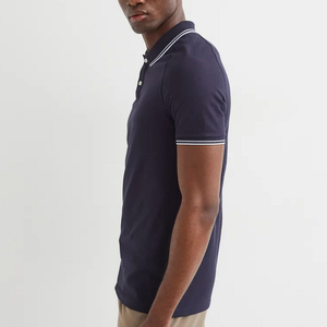 Haute qualité 100% coton hommes noir surdimensionné T-Shirt à manches courtes brodé impression personnalisée conception solide écologique tricoté - Product Image 6