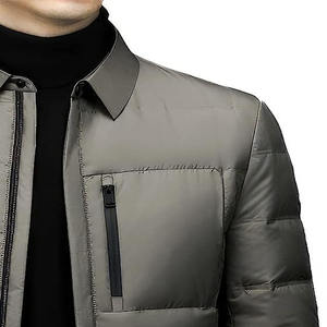 Veste matelassée de créateur Veste matelassée surdimensionnée en duvet bulle d'hiver pour hommes Veste matelassée personnalisée de haute qualité respirante - Product Image 3