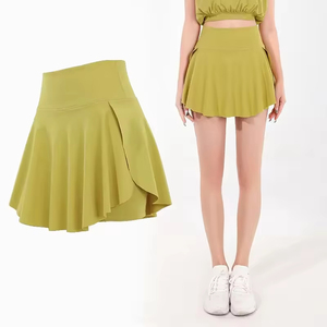 Jupe de tennis pour femmes avec short intégré Jupe légère et respirante pour la pratique quotidienne des activités de plein air et des vêtements de sport - Product Image 5