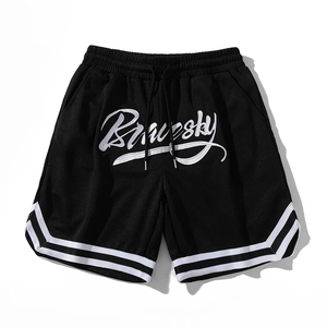 Short sportif en maille personnalisé 100% polyester pour hommes, Streetwear athlétique à taille élastique pour le sport-Filets pour la course à pied - Product Image 4