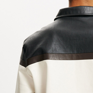 Wholesale Price New Models Men's Genuine Leather Bomber Jackets Stand Custom Made Top Selling Winter Jacket Windproof Breathable - Product Image 5