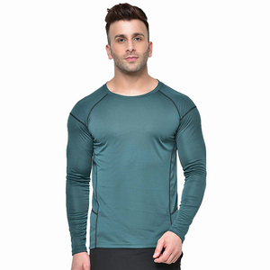 Custom <b>Long</b> <b>Sleeve</b> Men Compression Shirts Workout Running Shirts Sports <b>Base</b> <b>Layer</b> T-shirts - Product Image 1
