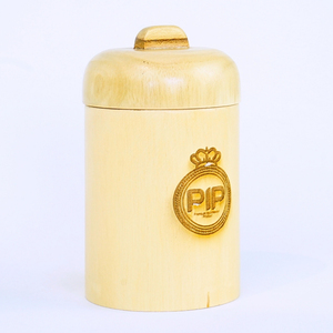 Pot de stockage de café en teck écologique portable avec couvercle hermétique réglage de café professionnel à domicile pour préserver la fraîcheur des tasses - Product Image 3