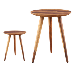 Mesa auxiliar de madera natural de nuevo diseño Mesa auxiliar de sala de estar hecha de madera de estilo tradicional Comprar a un precio razonable - Product Image 3