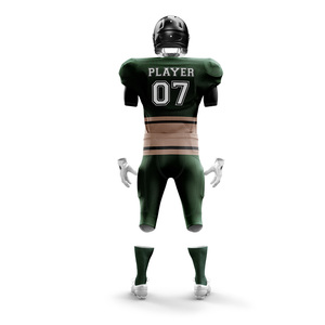 Ensemble de shorts de football américain pour hommes sur mesure, 100% polyester, respirant, séchage rapide, antibactérien, anti-UV, taille plus - Product Image 5