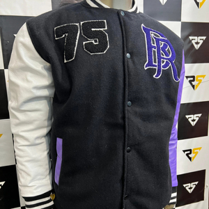 Vestes universitaires de vêtements de baseball de style nouveau pour les vestes de bombardier en cuir pour hommes et femmes - Product Image 5