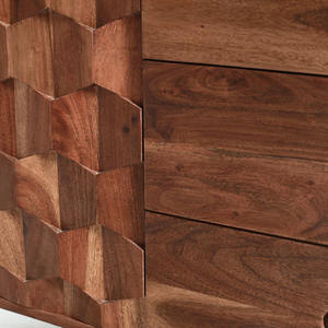 Mahes Premium <b>Sideboard</b> Modern Made of Solid Teak Wood Frame with Finish Color Brown and High Quality for Indoor Use - Product Image 6