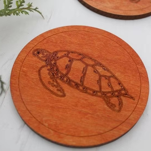 Elegant Classic <b>Wooden</b> Tea Coaster <b>Mats</b> Stylish Dining <b>Table</b> Cup Raising Accessories for Weddings & Parties - Product Image 4