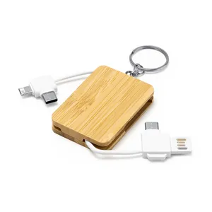 Llavero con Cable USB 3 en 1 Personalizado, Regalos Promocionales Personalizados - Product Image 1