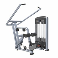 Máquina Comercial de Pulldown Sentado con Pila de Pesas de 100 kg, Equipo de Entrenamiento de Fuerza para Gimnasios Comerciales