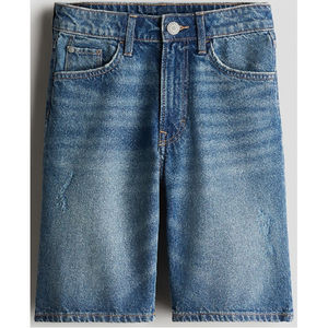 กางเกงยีนส์ขาสั้นสำหรับผู้ชายแบบย้อนยุคสำหรับใส่ทำงานแนวสตรีทสำหรับฤดูร้อน - Product Image 1