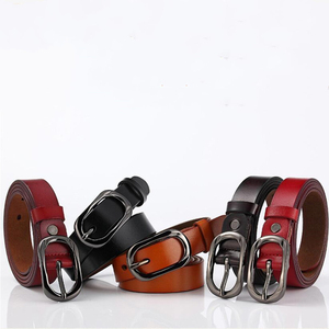 Cinturón de piel auténtica de vaca para hombre, ropa informal con hebillas de acero, cinturón de cuero de diseño Popular con estilo de logotipo personalizado - Product Image 5