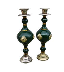 Vente chaude 2025 bougeoirs antiques bougeoirs en laiton métal décors de chambre bougeoir salon fabricant en gros fournisseur - Product Image 4