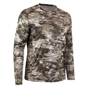 T-shirt de chasse pour homme, nouveau design confortable, haute qualité, 100% coton, respirant, protection UV, grandes tailles, manches classiques, uni - Product Image 3