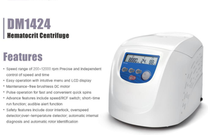 Centrífuga de Laboratorio de Alta Velocidad DM1424, 12000 RPM, Unidad de Diagnóstico Veterinario Digital de Sobremesa - Product Image 5