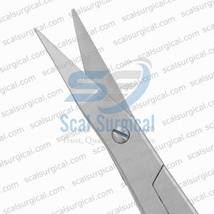 Tijeras Nasales Caplan para Septum, Hojas Anguladas Serradas, Acción de Bola, Insertos de Carburo de Tungsteno T.C para Rinoplastia y Cirugía ORL - Product Image 6