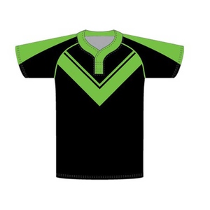Maillot de rugby personnalisé avec ourlets latéraux fendus, tissu en maille résistant à la déchirure pour les aisselles et possibilités d'impression d'équipe aux couleurs vives - Product Image 2