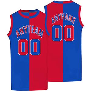 Maillot de basketball respirant 100 % coton, dernier design 2025, impression de logo personnalisé, antibactérien, grandes tailles, vente en gros - Product Image 1