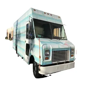 为saleA ustralia标准街道快速移动食品推车卡车购买二手新素食食品卡车，带厨房设备待售