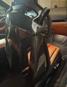 Sièges baquets en fibre de carbone, sièges baquets de course de luxe pour BMW M3 M2 en fibre de carbone avec cuir imperméable et personnalisables - Product Image 6