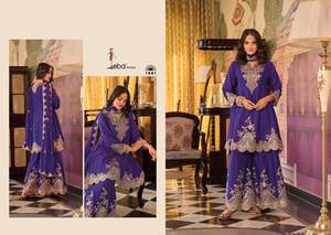 Bollywood Design Chinon avec broderie Salwar Suit Fabricant et fournisseur de Surat - Product Image 4