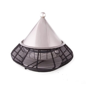 Dernière conception de finition personnalisée en acier inoxydable marmite décorative de service alimentaire casseroles marmite de service pour la vaisselle de fête de mariage - Product Image 5