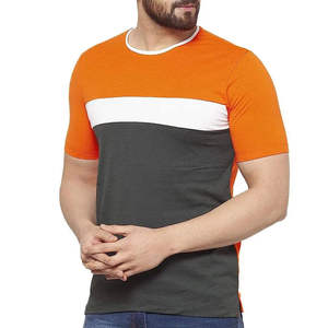 New Style Short Sleeve Plain Casual T Shirt 100% Cotton <b>Blank</b> Running Regular-Fit Men T Shirt - Product Image 5