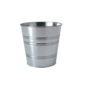 Maceta de hierro de Metal grande galvanizada, jarrón hecho a mano, diseño de flores, venta a precio asequible para decoración de jardín - Product Image 1