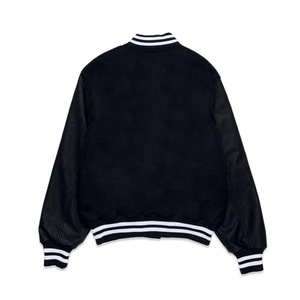 Veste bomber universitaire en cuir brodée en chenille de haute qualité sur mesure OEM pour hommes 2026 - Product Image 5