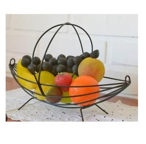 Canasta de Frutas de Dos Niveles con Acabado Negro, Producto Más Vendido, Calidad Sostenible, Diseño de Diseñador, para Cocina y Mesa de Comedor - Product Image 2