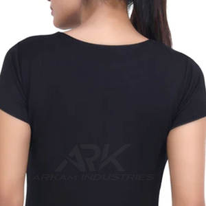 เสื้อยืดผู้หญิงผ้าฝ้ายทรงเข้ารูปแขนสั้น ขายออนไลน์ ราคาถูก นุ่มสบาย - Product Image 5