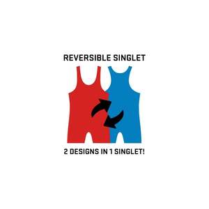 Camiseta DE LUCHA Reversible con logotipo personalizado para hombre, camiseta de Spandex/poliéster para hombre - Product Image 1