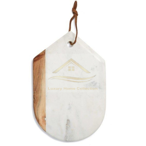 Utensilios de cocina de uso diario Tabla de cortar de madera Artículos de comedor de mesa Bloque de corte de frutas Bordes curvos de tamaño largo y otras herramientas - Product Image 1