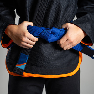 Jitsu GI กิโมโน bjitsu ผ้าระบายอากาศน้ำหนักเบาเย็บเสริมสำหรับฝึกซ้อมและแข่งขันโลโก้ออกแบบได้ตามต้องการ - Product Image 5