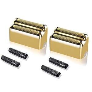 Cabezal de Repuesto para Afeitadora Eléctrica Dorada, Resistente al Agua IPX7, con Doble Lámina y Cuchilla, para Uso Facial y en Autocaravanas - Product Image 6