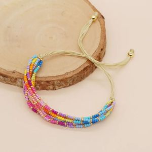 Body Jewelry Seed Beads Beaded <b>Bracelets</b> for Gift and Wholesale Price <b>Adjustable</b> Handmade Seed Bead <b>Bracelet</b> with Logo Option - Product Image 5
