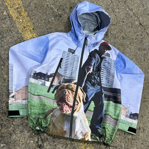 Chaqueta Deportiva Personalizada al por Mayor, con Cuello Alto, Resistente al Viento, con Cremallera, Impermeable, con Estampado, de Secado Rápido, para Invierno y Actividades al Aire Libre - Product Image 4