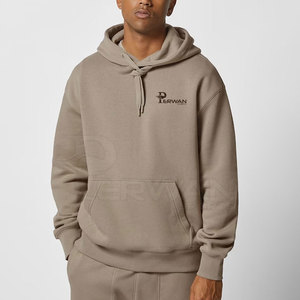 OEM Service 100% coton hommes hiver chaud respirant séchage rapide sweats à capuche dernière conception solide motif col à capuche 300g vente en gros - Product Image 3
