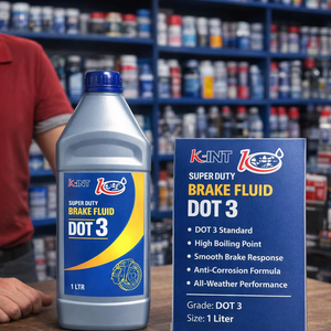 Suministro al por Mayor de Líquido de Frenos Hidráulico DOT 3, 1 Litro, Calidad Premium [Material] Duradero, OEM, ODM, Logotipo Personalizado, Proveedor de Fábrica al por Mayor - Product Image 1
