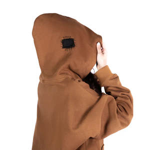 Sweat-shirts et pulls à capuche pour femmes grande taille en gros personnalisés - Impression brodée printemps, polyester/coton écologique, service OEM - Product Image 4