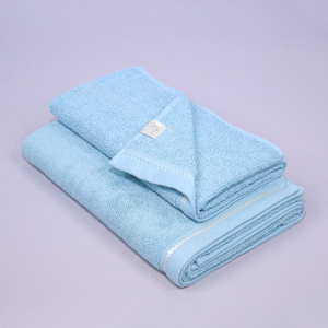 Ispanka 2-Piece Woven Cotton <b>Towel</b> Set for Face Bath Soft Absorbent Quick-Dry Anti-static Skin-Friendly Eco-Friendly Home Hotel - Product Image 2